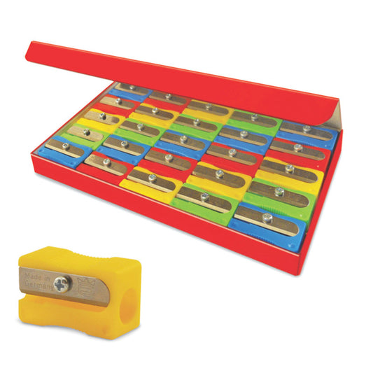 Single Hole Pencil Sharpener, Pack of 25