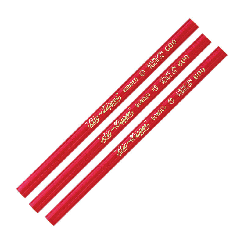 “Big-Dipper" Pencils, Without Eraser, 12 Per Pack, 3 Packs