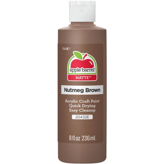 Acrylic Paint Matte, 8oz., Nutmeg Brown