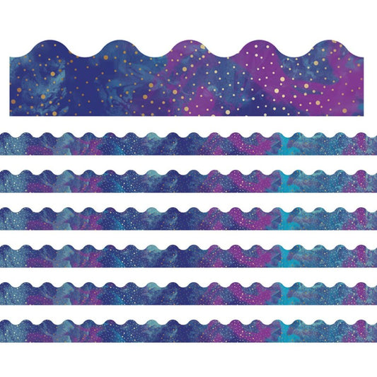 Galaxy Scalloped Border, 39 Feet Per Pack, 6 Packs