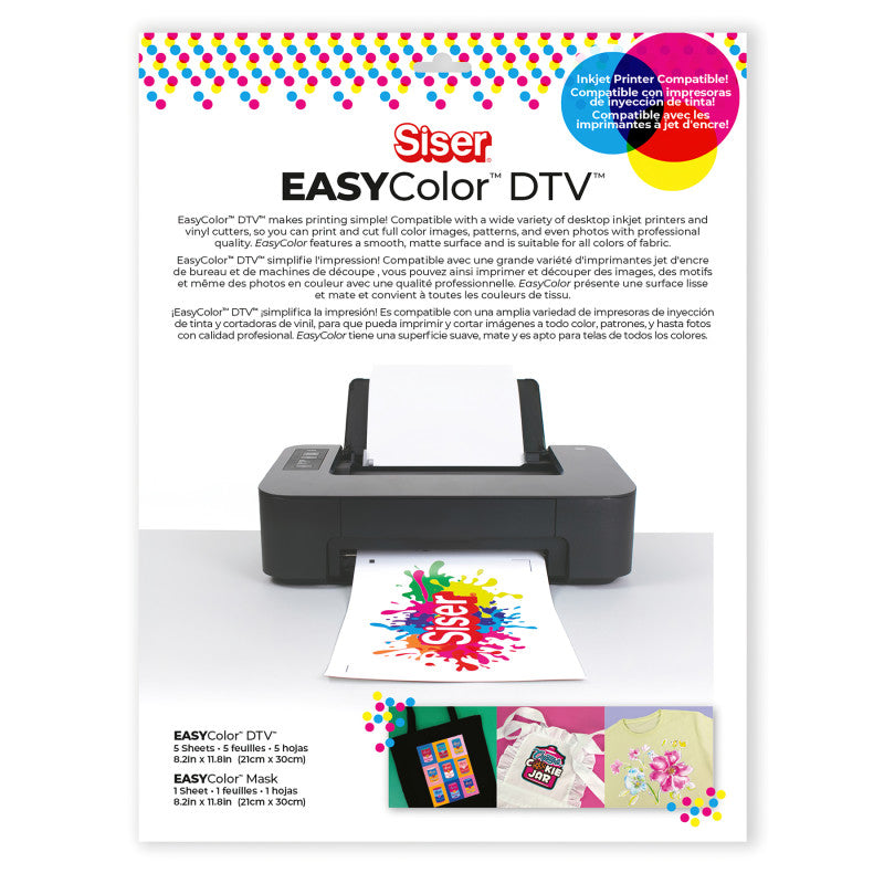 Easycolor DTV Direct To Vinyl, 5-Pack