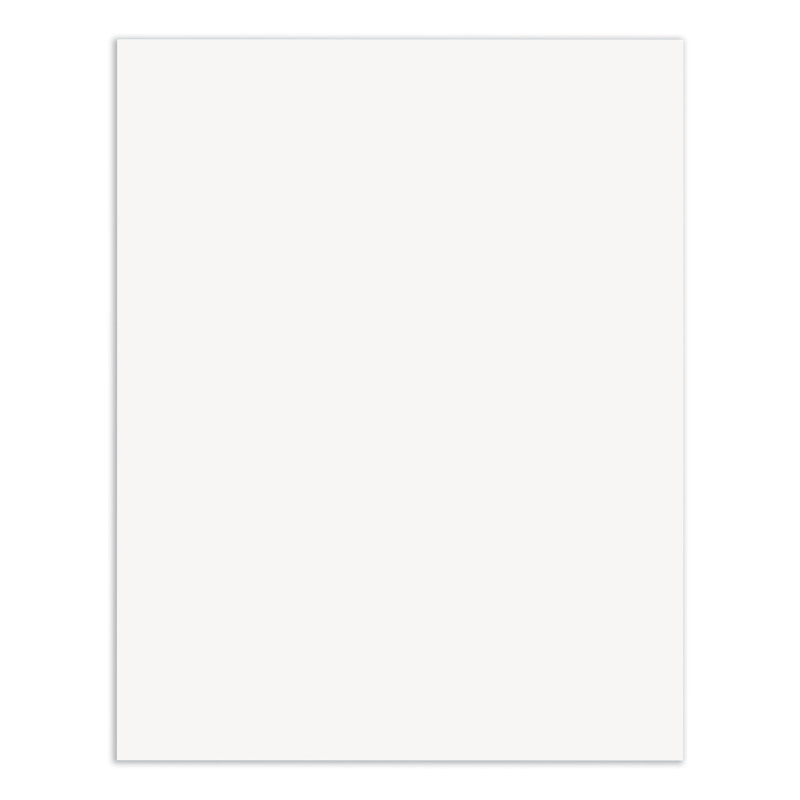 Coated Poster Board, White 14 pt., 22" x 28", 25 Sheets