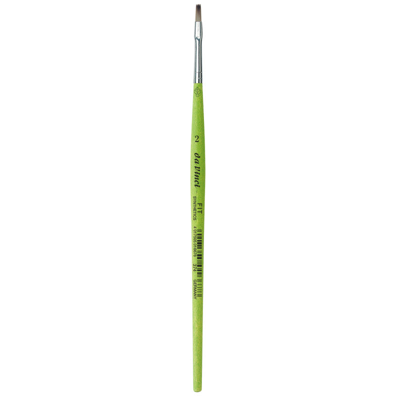 FIT Synthetics Student Brush, Synthetic, Acrylic & Tempera, Flat, Series 374, Size 2