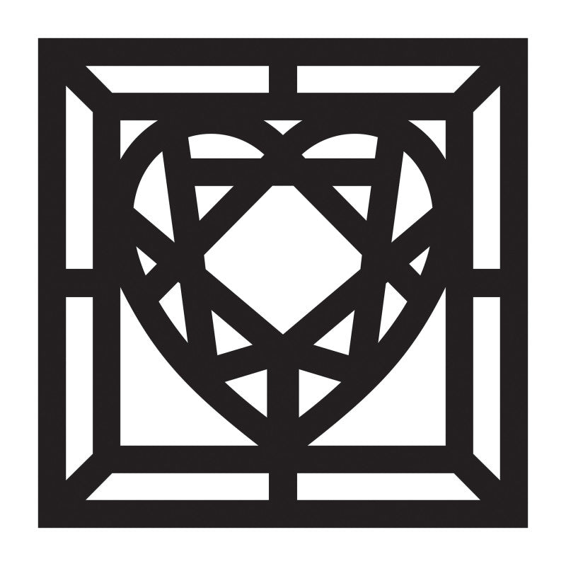 Stained Glass Heart Cardstock Frames, Pack of 24