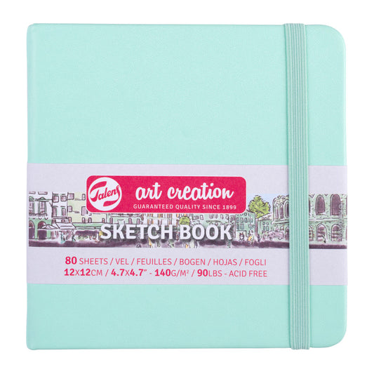Sketchbook, 80 Sheets, 90lbs, Fresh Mint Cover, 4.7" x 4.7"
