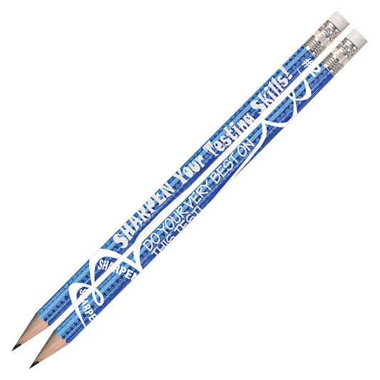 Sharpen Your Testing Skills Motivational Pencils, Pack of 144