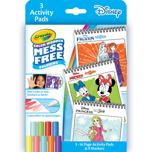 Color Wonder 3-Pack Activity Pad Bundle, Disney