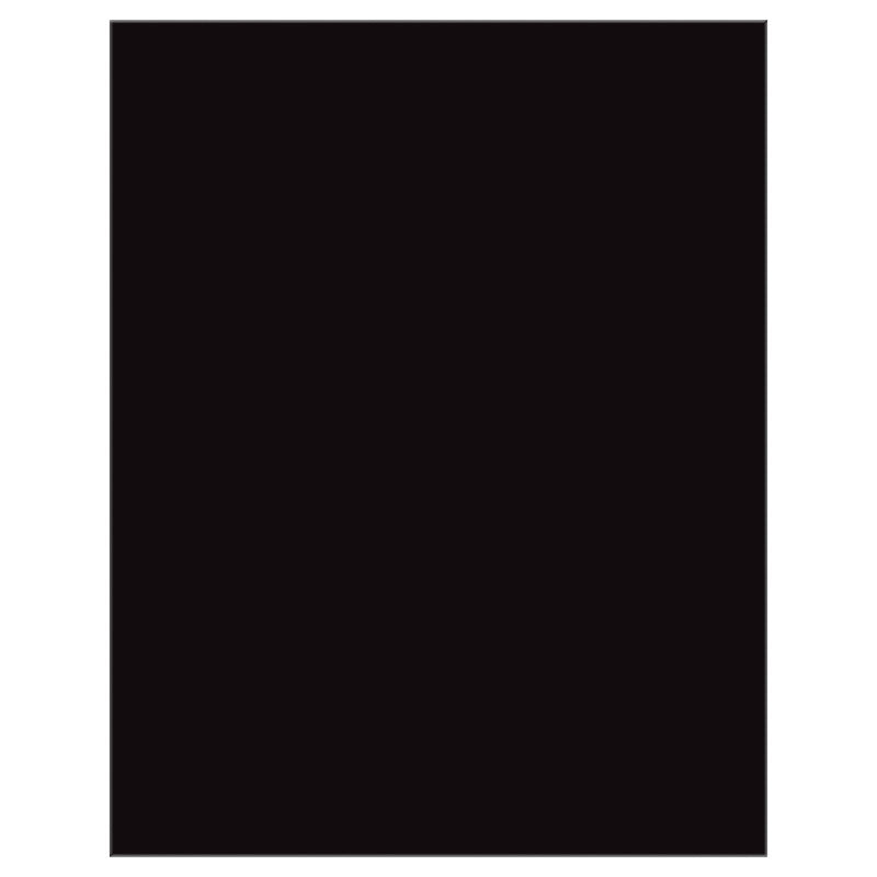 Premium Coated Poster Board, Black, 22" x 28", 25 Sheets
