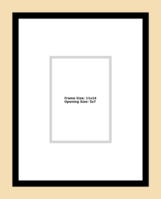 11x14 Matboard with 5x7 Matboard Opening