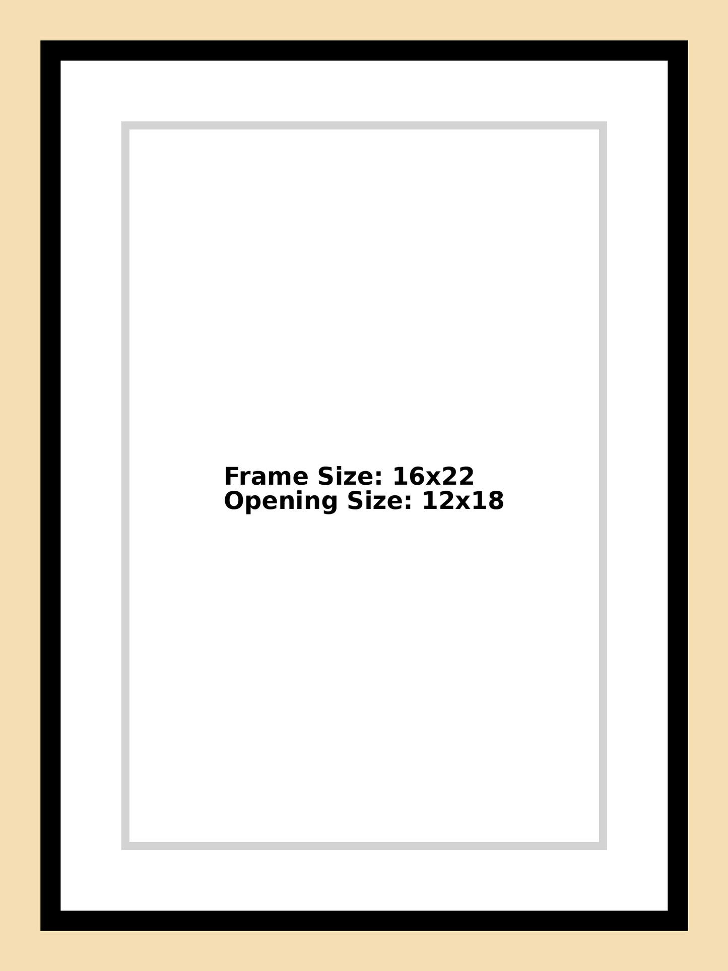 12x18 Mat With Frame