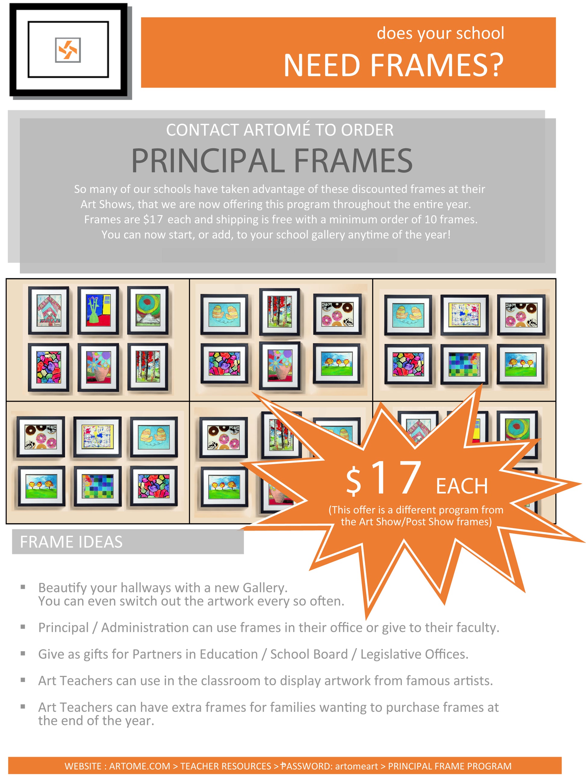 Framing Resources, Artist Resources